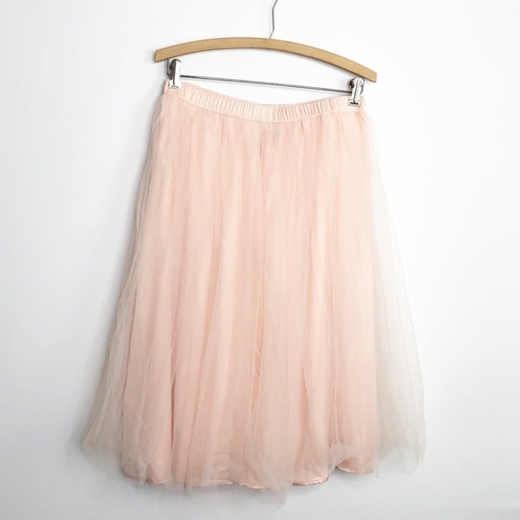 FOREVER 21 blush pink mesh skirt - Picture 8 of 12